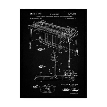 Trademark Fine Art Cole Borders 'Mechanics 19' Canvas Art, 35x47 ALI21783-C3547GG